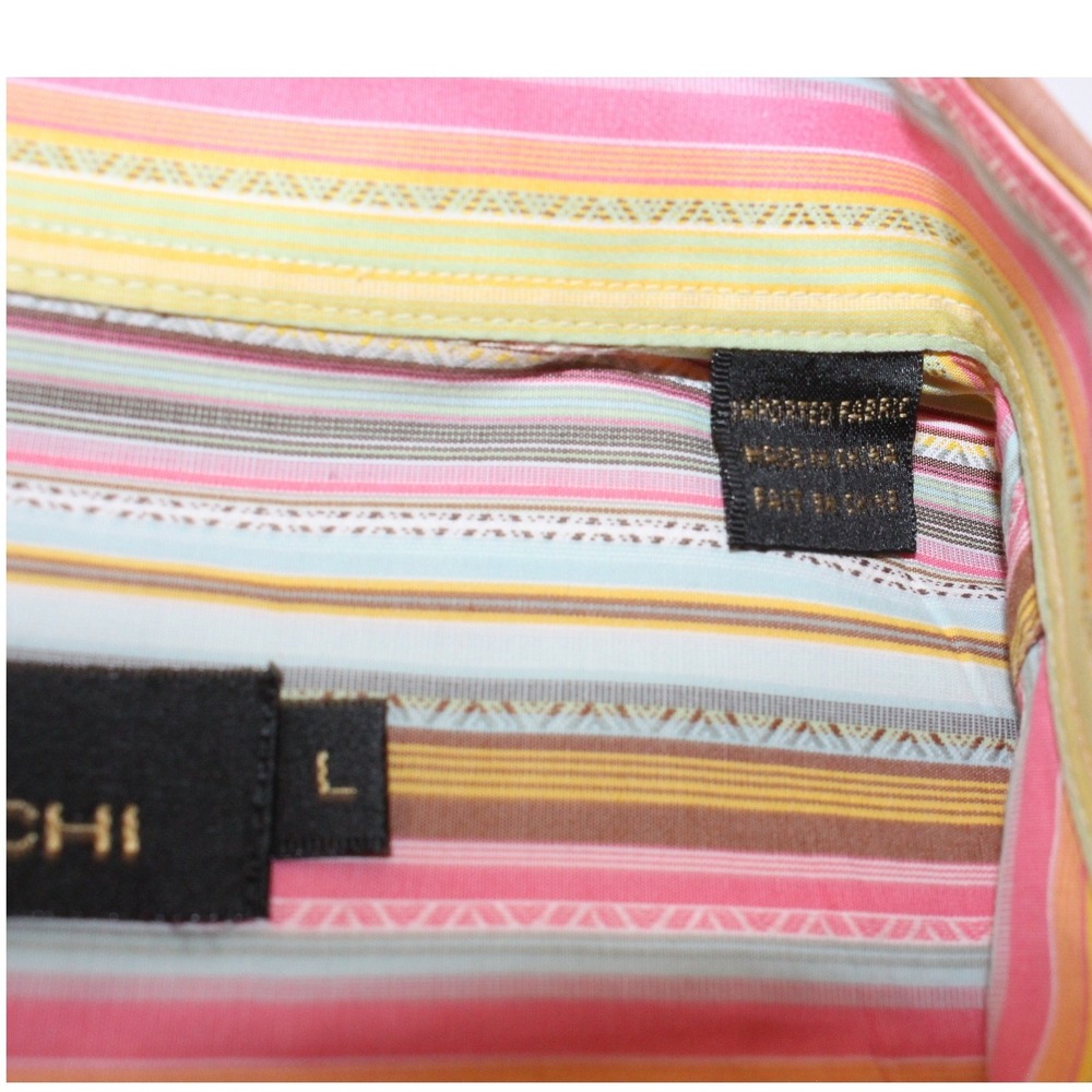 Bugatchi Uomo Button Down Shirt Striped Long Slee… - image 5